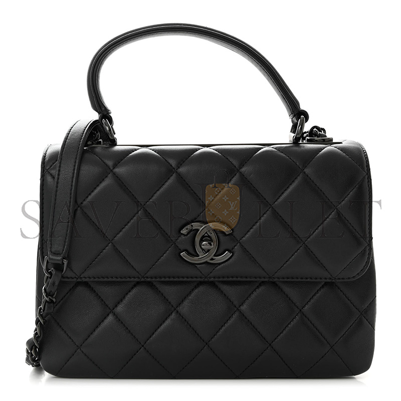 Ch*el master trendy cc lambskin flap bag a92236 (25*17*9cm)